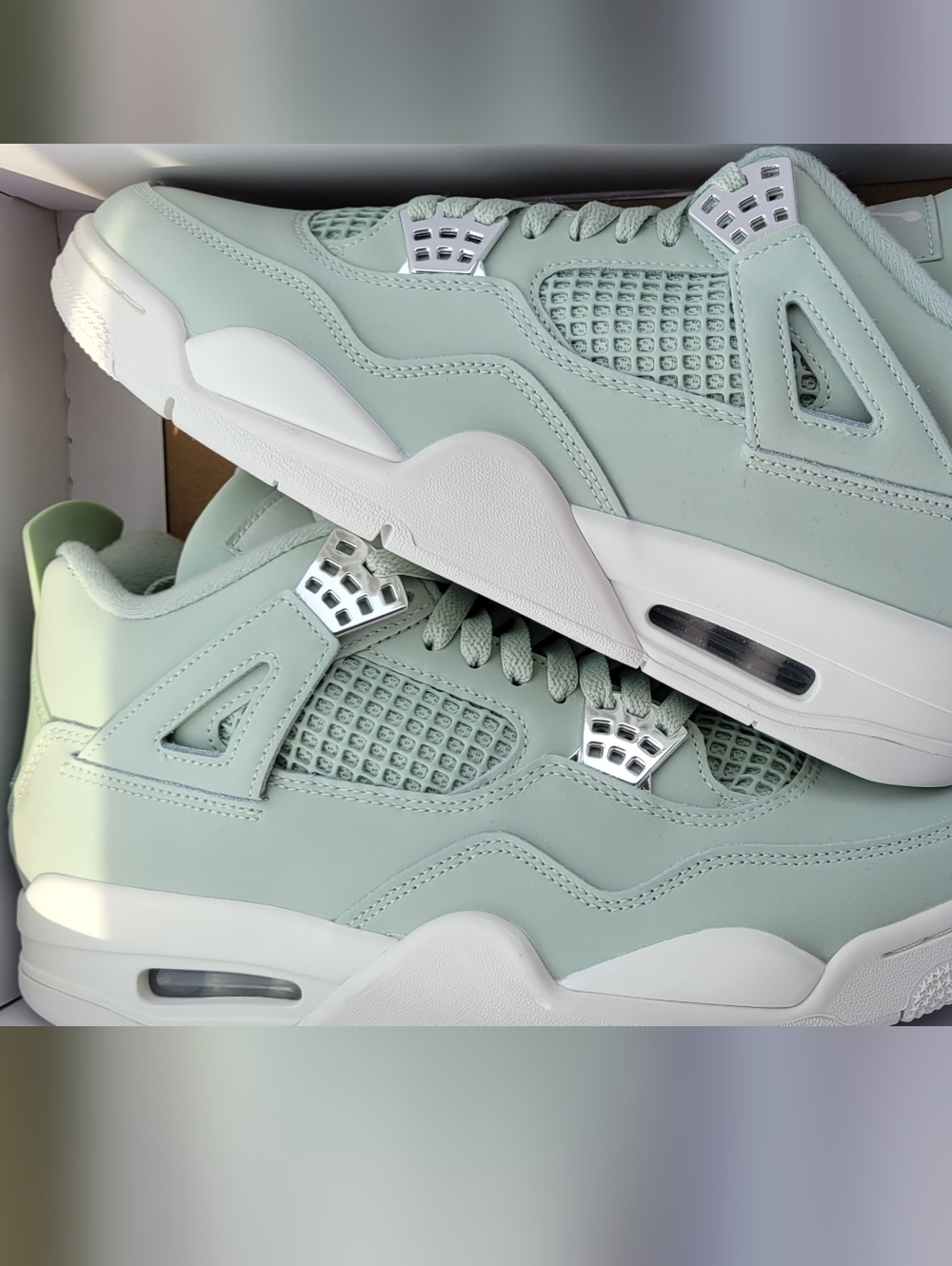 Jordan Retro 4 Retro Seafoam "ABUNDANCE"